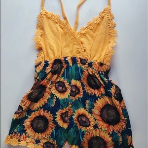 Sunflower Romper / 5T